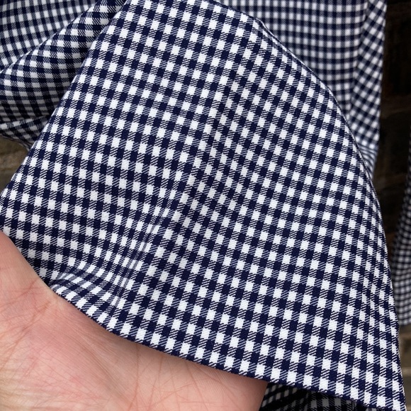 NTW Reitman’s, Pull-on Capri Pants, Blue Gingham, Checked, Plus, Petite, Sz 22 - Picture 5 of 13